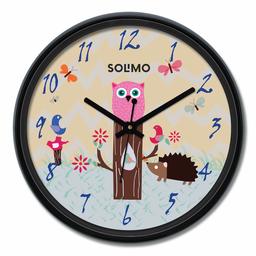 Amazon Brand - Solimo 12-inch Wall Clock - Play Time (Silent Movement)