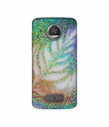 Amazon Brand - Solimo Designer Sparkle Coffee 3D Printed Hard Back Case Mobile Cover for Moto Z2 Play