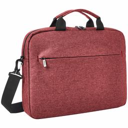 AmazonBasics - Maletín de diseño urbano para portátil y tablet, 38 cm, color granate