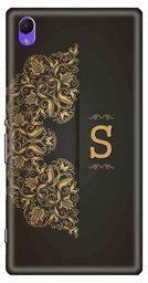 Amazon Brand - Solimo Designer Black Pattern Alphabet-S 3D Printed Hard Back Case Mobile Cover for Sony Xperia Z1