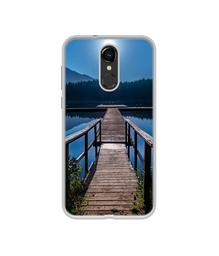 Amazon Brand - Solimo Designer Wooden Beach UV Printed Soft Back Case Mobile Cover for Lava Z70