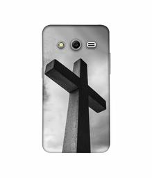 Amazon Brand - Solimo Designer Cross 3D Printed Hard Back Case Mobile Cover for Samsung Galaxy Core 2 G355H