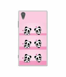 Amazon Brand - Solimo Designer Panda Pattern UV Printed Soft Back Case Mobile Cover for Sony Xperia XA1 Plus