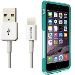 Otterbox Commuter Series Case for iPhone 6 and AmazonBasics Lightning Cable (6-Feet) Pack