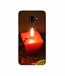 Amazon Brand - Solimo Designer Candle Light 3D Printed Hard Back Case Mobile Cover for Samsung Galaxy J6 Plus