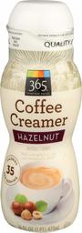 365 Everyday Value, Coffee Creamer Hazelnut, 16 fl oz