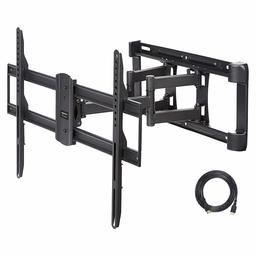 AmazonBasics Dual Arm Full Motion TV Mount - 37-Inch to 80-Inch