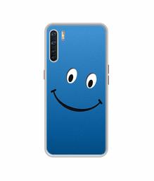 Amazon Brand - Solimo Designer Happy UV Printed Soft Back Case Mobile Cover for Oppo A91