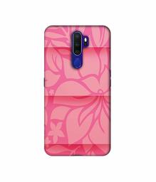 Amazon Brand - Solimo Designer Pink Flower Banch Print On Cloth 3D Printed Hard Back Case Mobile Cover for Oppo A9 (2020)