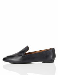 FIND Soft Leather Mocassins, Noir (Black), 36 EU