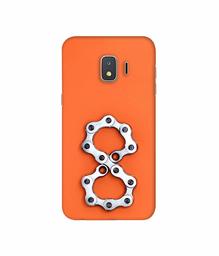 Amazon Brand - Solimo Designer Number Eight 3D Printed Hard Back Case Mobile Cover for Samsung Galaxy J2 Core