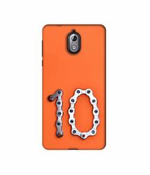 Amazon Brand - Solimo Designer Number Ten 3D Printed Hard Back Case Mobile Cover for Nokia 3.1