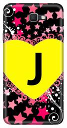 Amazon Brand - Solimo Designer Heart Pattern Alphabet-J 3D Printed Hard Back Case Mobile Cover for Samsung Galaxy J7 Prime