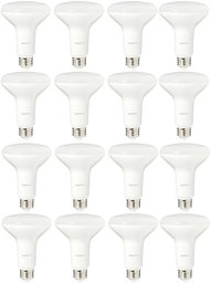 AmazonBasics 65ワット相当、調光機能付き、br30 LEDライト電球 16 Pack 929001361854