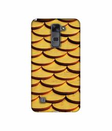 Amazon Brand - Solimo Designer Wooden Semi Circle Texture 3D Printed Hard Back Case Mobile Cover for LG Stylus 2