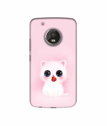 Amazon Brand - Solimo Designer Kitty UV Printed Soft Back Case Mobile Cover for Motorola Moto G5 Plus