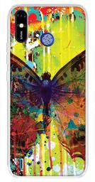 Amazon Brand - Solimo Designer Multicolor Art Butterfly Design Printed Soft Back Case Mobile Cover for Tecno Spark Go Plus