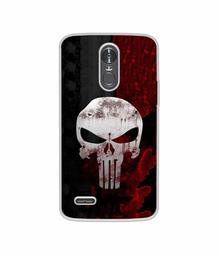 Amazon Brand - Solimo Designer Punisher Skull UV Printed Soft Back Case Mobile Cover for LG Stylus 3