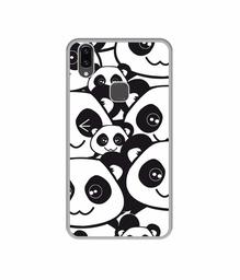 Amazon Brand - Solimo Designer Panda Texture UV Printed Soft Back Case Mobile Cover for Vivo V9