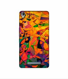 Amazon Brand - Solimo Designer Multicolor Texture 3D Printed Hard Back Case Mobile Cover for Micromax Canvas Juice 3Plus Q394