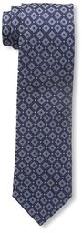 Franklin Tailored Men's Square Diamond Tie, Blue