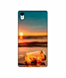 Amazon Brand - Solimo Designer Jar at Sea Serface 3D Printed Hard Back Case Mobile Cover for Sony Xperia Z2