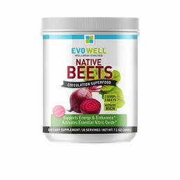 Evowell Native Beets, Circulation Superfood, Supports Energy and Endurance, 7.1 Ounce