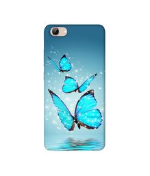 Amazon Brand - Solimo Designer Flying Butterflies 3D Printed Hard Back Case Mobile Cover for Vivo Y71