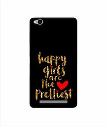 Amazon Brand - Solimo Designer Happy Girls are The Prettiest 3D Printed Hard Back Case Mobile Cover for Xiaomi Redmi 3S