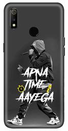 Amazon Brand - Solimo Designer Apna Time Ayega Design 3D Printed Hard Back Case Mobile Cover for Realme 3 / Realme 3i