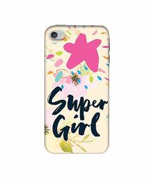 Amazon Brand - Solimo Designer Super Girl 3D Printed Hard Back Case Mobile Cover for Apple iPhone 4 / 4S