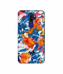 Amazon Brand - Solimo Designer Wax Color Mash On Canvas 3D Printed Hard Back Case Mobile Cover for Oppo A9 (2020)