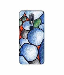 Amazon Brand - Solimo Designer Pebbles Drawing 3D Printed Hard Back Case Mobile Cover for Nokia 7.1