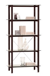 Pinzon Jonesport Solid Oak and Glass Shelf