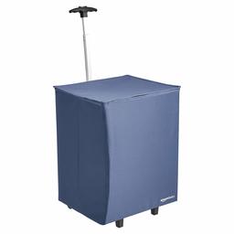 AmazonBasics - Carrello leggero richiudibile, altezza del manico pari a 102 cm, blu