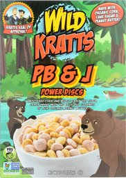 365 Everyday Value Featuring Wild Kratts, PB & J Power Discs, 10 oz