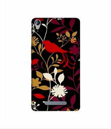 Amazon Brand - Solimo Designer Flower Bunch Pain On Cloth 3D Printed Hard Back Case Mobile Cover for Micromax Canvas Juice 3Plus Q394