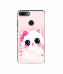 Amazon Brand - Solimo Designer Babby Kitty UV Printed Soft Back Case Mobile Cover for Huawei Honor 9 Lite