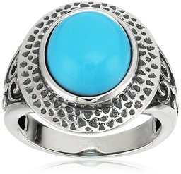 SS Sonora Turquoise Ring, Size 7