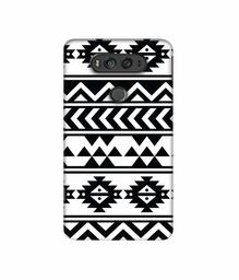 Amazon Brand - Solimo Designer Multi Shape Texture 3D Printed Hard Back Case Mobile Cover for LG V20