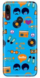 Amazon Brand - Solimo Designer Abstract 3D Printed Hard Back Case Mobile Cover for Motorola Moto E6s / Motorola Moto E6 Plus