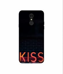 Amazon Brand - Solimo Designer Kiss 3D Printed Hard Back Case Mobile Cover for LG Q7