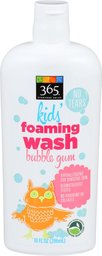 365 Everyday Value, Kids Foaming Wash Bubble Gum Scent, 10 fl oz