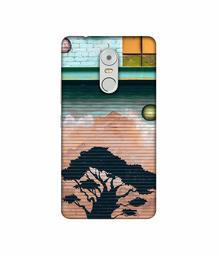 Amazon Brand - Solimo Designer Tree Painting 3D Printed Hard Back Case Mobile Cover for Lenovo K6 Note