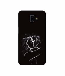 Amazon Brand - Solimo Designer Kissing Couple 3D Printed Hard Back Case Mobile Cover for Samsung Galaxy J6 Plus