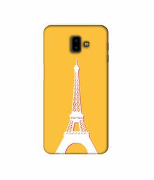 Amazon Brand - Solimo Designer Eiffel Tower 3D Printed Hard Back Case Mobile Cover for Samsung Galaxy J6 Plus