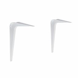 AmazonBasics 6 x 8-Inch Shelf Brackets, White, 4-Pack