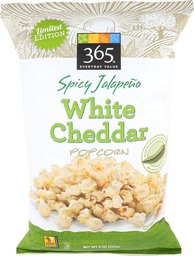 365 Everyday Value, Spicy Jalapeno White Cheddar Popcorn, 8 Oz