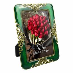 UMI. 7x5 Photo Frame Vintage Metal Picture Frames for Desktop, 7 x 5 inch