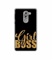 Amazon Brand - Solimo Designer Sparkle Girl Boss UV Printed Soft Back Case Mobile Cover for Huawei Honor 6X